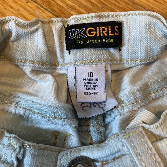 Light blue denim shorts - Picture 3 of 4